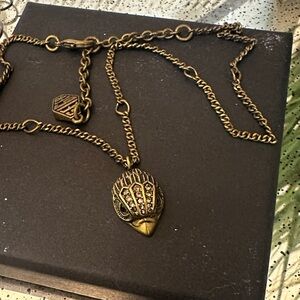 Kurt Geiger Gold-Tone Pendant Necklace